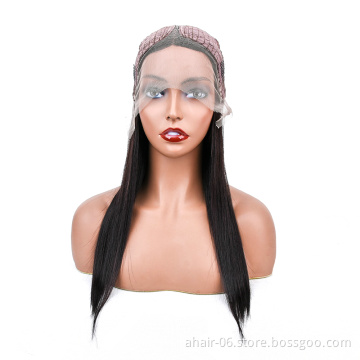 T Net Wig, New Style Cheap Swiss Lace Wigs Wholesale,10A Top Grade Lace Frontal Wig 100% Brazilian Virgin Human Hair In Stock